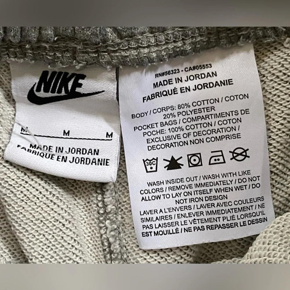 Nike SW‎ Big Kids’ Sz M Dk. Heather Gray Club Fleece Shorts